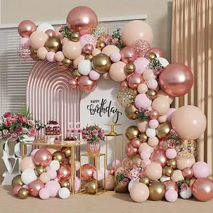 Balloon Garland Arch Kit (101pcs), Including 98pcs Mixed Color & Size Balloon and Accessory, Latex Balloon for Birthday Party Wedding, Summer Gift, Balloon Arch Decoration