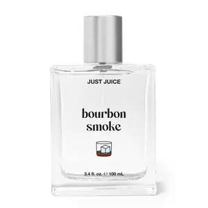 Just Juice Bourbon Smoke - Spicy, Warm Vanilla Perfume for Women and Men - Amber Perfume with Black Pepper, Cedar, Suede - 3.4 oz