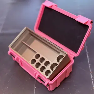 V4 Ultimate Peptide & Insulin Travel Case - Fits 7 (3ml), 2 (10ml), Syringes & Bac Water - Secure Hardshell Organizer