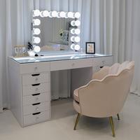 White with 14 LED Bluetooth mirror
