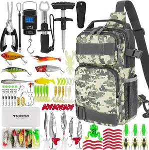 Nova 85-Piece Ultimate Angler’s Kit – Waterproof Tackle Backpack with Lures, Pliers, Lip Gripper & Precision Scale