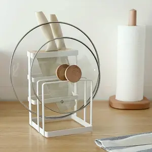 Multifunctional Kitchen Tool Storage Rack with Knife Holder, Cutting Board, Pot Lid Holder, Kitchen Utensils Storage Rack, Kitchen Accessories