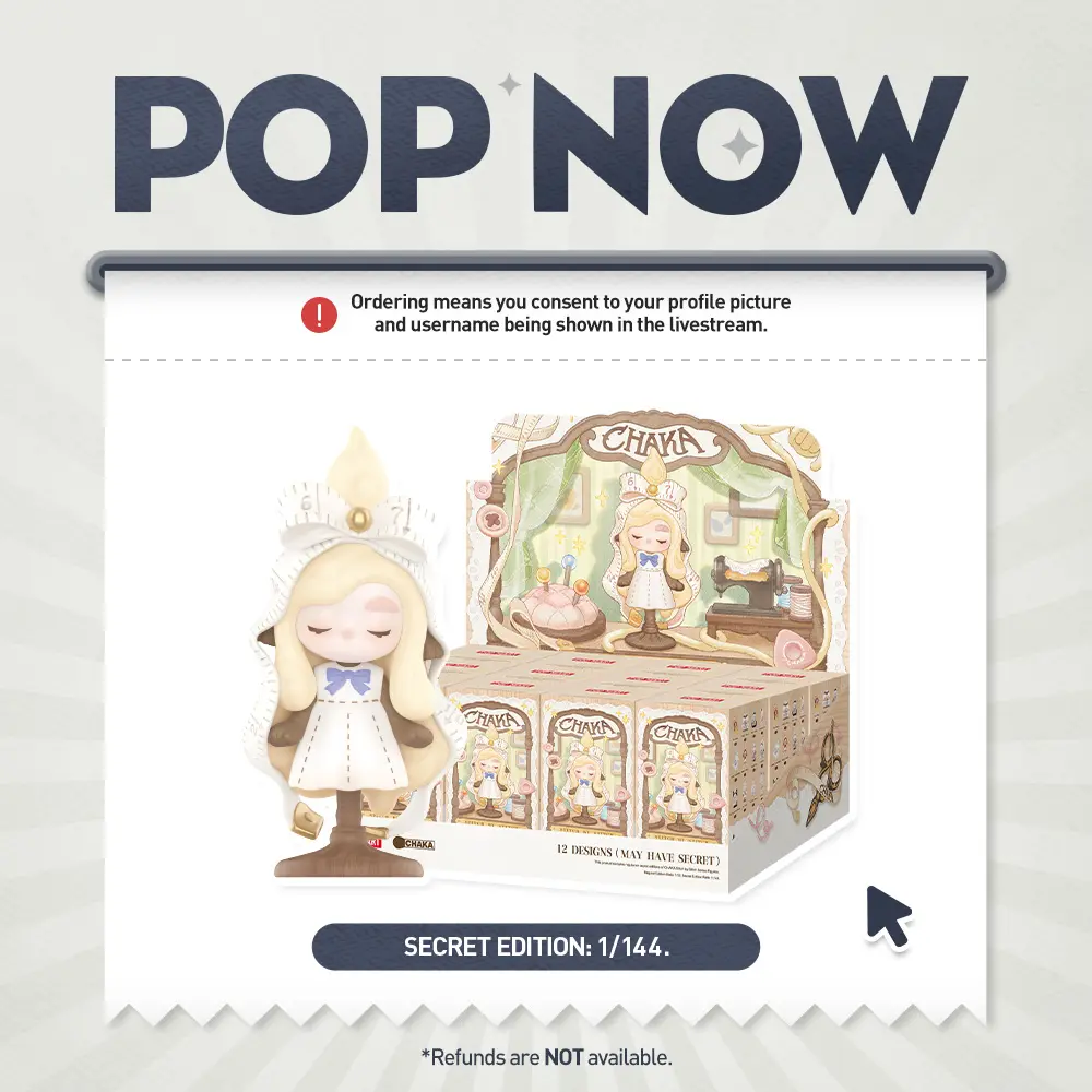 [POP NOW] POP MART CHAKA Stitch by Stitch Series Figures Blind Box-Whole Set
