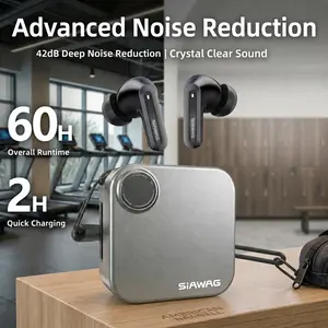 Wireless Earbuds Bluetooth 6.0 Earphones, In Ear Earbuds,Waterproof Wireless Earphones, Suitable for Office, Sports, Study and Audio Calls, Built in Microphone, Gaming Bluetooth Headphones