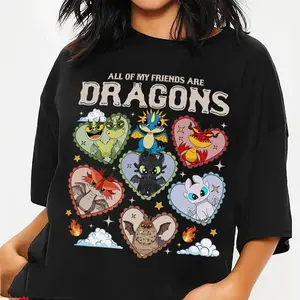 How To Train Your Dragon Shirt Dragon Lover Family Trip Toothless Fury Matching T-Shirt