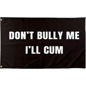 Don't Bully Me Funny Flags Cool Meme Flags Banner Room Guys Men Bedroom Mancave College Dorm Indoor Inside Wall Fun Tapestry