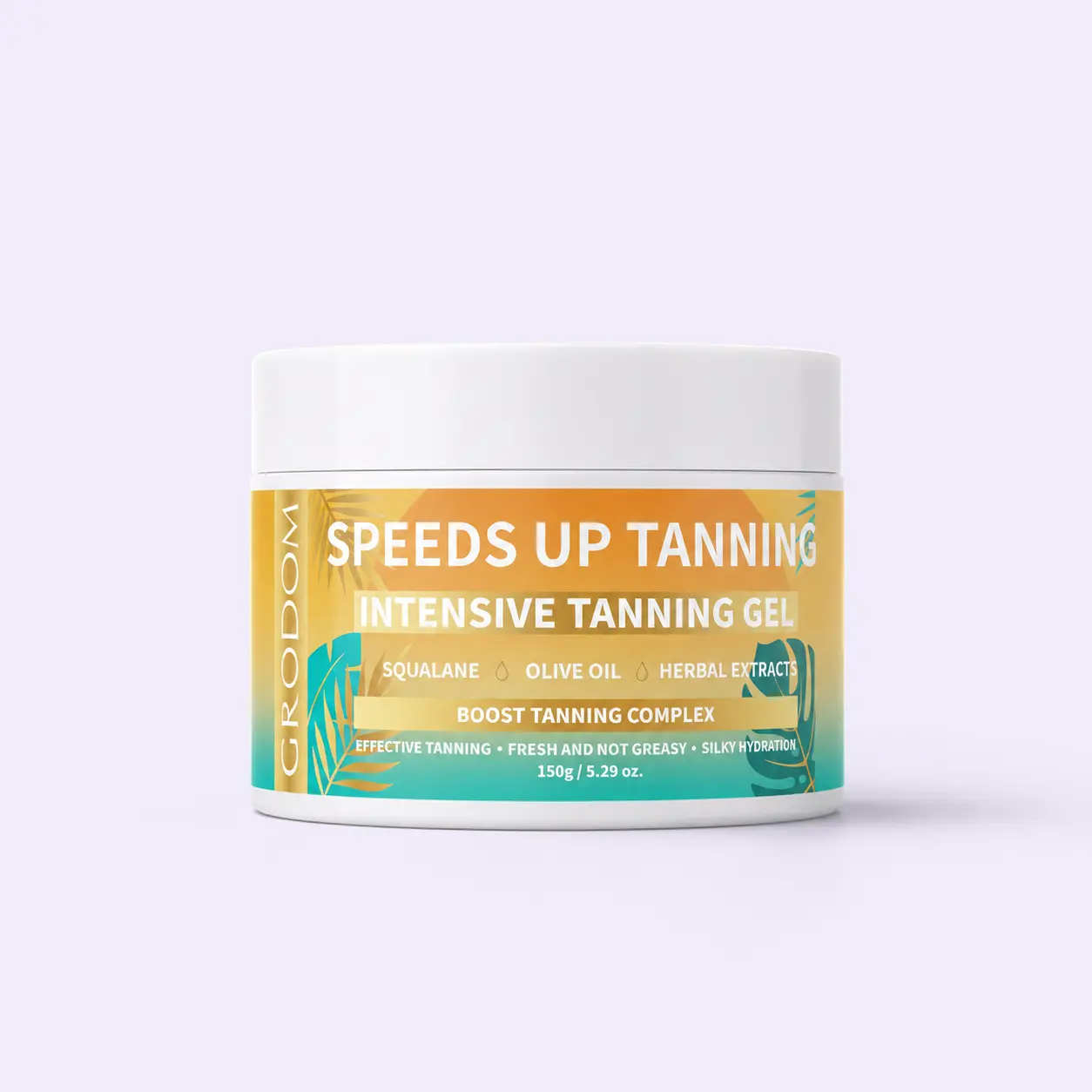 【Summer Deals】GRODOM Tanning Gel – 5.29oz Fast Tan Accelerator for Outdoor Use | Moisturizing, Smooth Finish, Water-Resistant Body Care Radiant Moisturizer