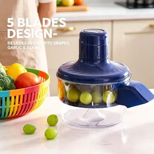 1 Grape Peeler Fully Automatic Electric Fruit & Vegetable Peeler, Green Compact Grape Peeling Machine, Sturdy Modern Food Preparation Gadget for Home Cooking, Home Cooks & Health-conscious Eaters