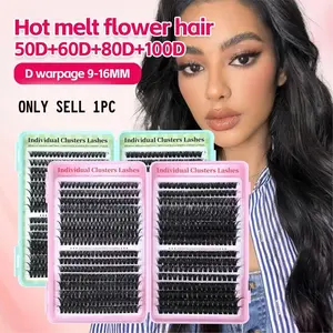 640 Pcs Large Capacity D Curl False Eyelashes, Natural Dense 50D 60D 80D, Bulk Pack for Dramatic Eye Makeup, Perfect for Parties & Events