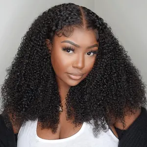 [LIVE SUPER DEAL] Wiggins Hair Jerry Curly Wig 5x7 Closure Wig Human Hair Pre Cut Lace Pre Bleached Pre Plucked