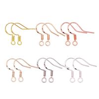 37-S925 Gold Plated Ear Hooks Hypoallergenic(10pcs