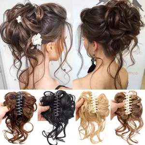 6-inch one-piece messy curly hairpiece, suitable for women, ideal for daily wear, parties, and weddings, easy to style