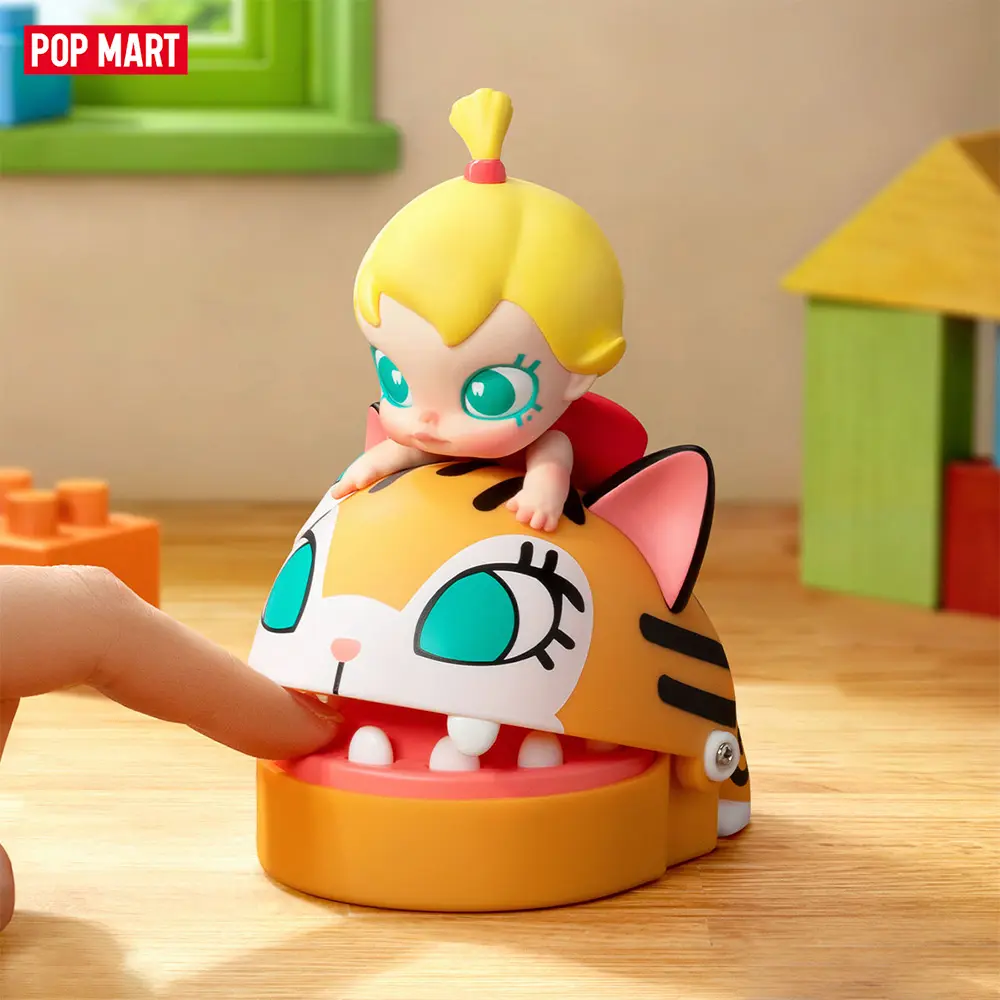 POP MART Baby Molly and Baby Tabby Pulling a Prank Figure
