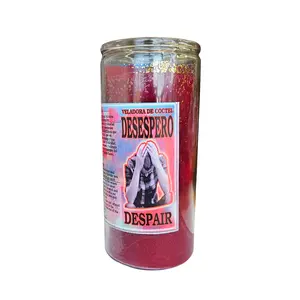 Jumbo Veladora Preparada de Desespero / Jumbo fixed 14 day Candle Despair