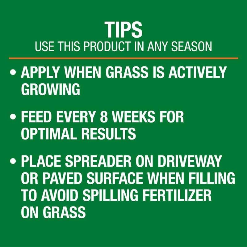 Lawn Fertilizer 14 lbs 5000 sq ft for All Grass Types with Assurance Particle Technology 29-0-4 Feeds 5000 Sq Ft