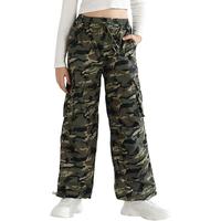 Drawstring Cuffs Camouflage