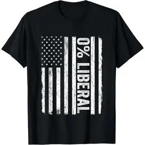 Vintage Us Flag T Shirt for Pro Conservative Enthusiasts