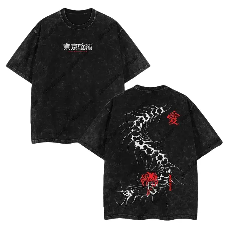 Limited Edition Centipede Kaneki Ken - Tokyo Ghoul Anime Double Printed Lightweight Graphic Tee, Gift For anime lover