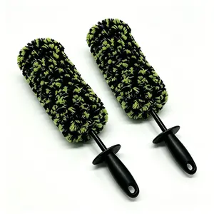 Fine cleaning products for automobiles, multifunctional brush heads suitable for cleaning needs in multiple areas such as wheel hubs, grille, and engine compartment