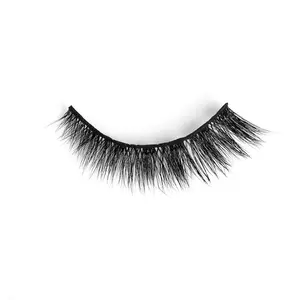 Monterrey Wispy Full Volume Faux Mink Lashes - Short to Medium Length, Lightweight, Comfortable, Vegan Cruelty-Free, Reusable Up to 15 Times
