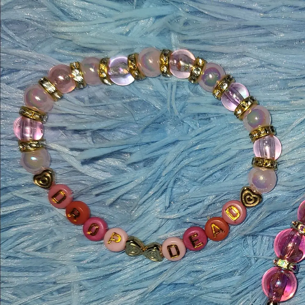 Drop Dead (Pink & Gold)