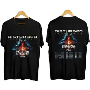 Disturbed 2024 Tour Shirt, Disturbed Band Fan Shirt, Disturbed 2024 Concert Shirt, Disturbed Heavy Metal Band Shirt, Disturbed Band Tour Tee