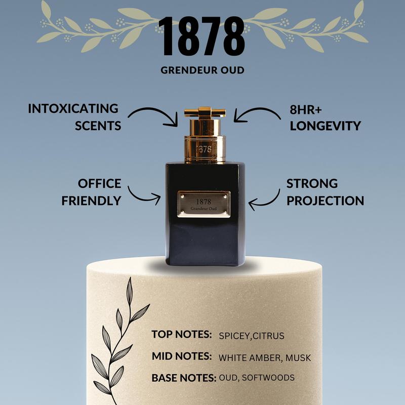 1878 Grandeur Oud 100ml EDP Spray by Atralia