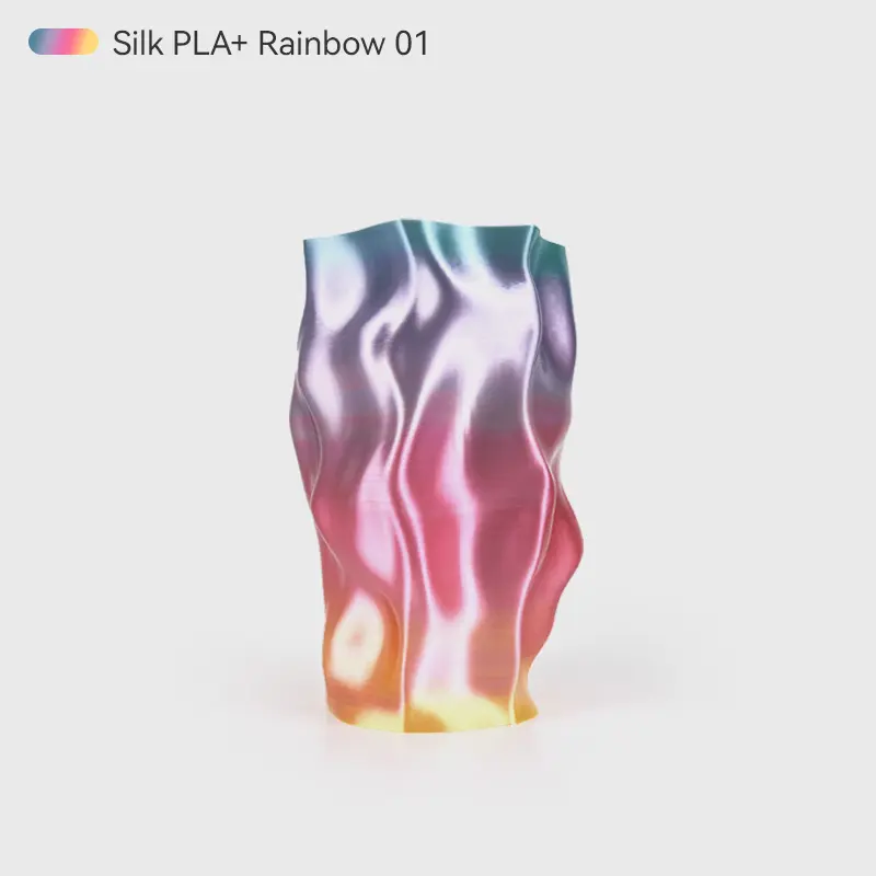 Silk PLA+ Rainbow 01
