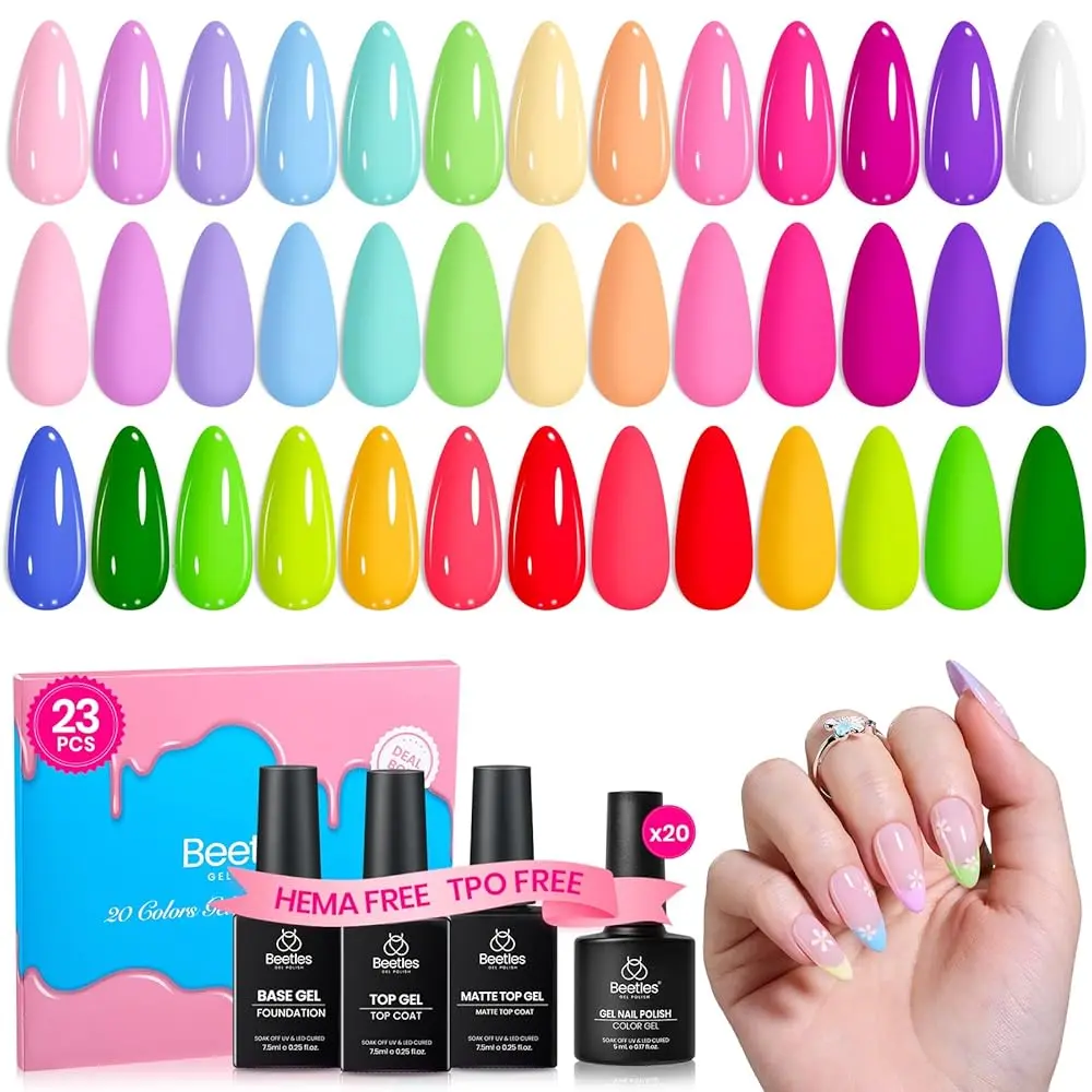 HEMA-Free Rainbow Core [No Lamp]-20 Colors 23 Pcs