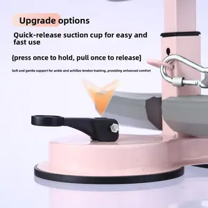 Sit-up aid home gym equipment training abs with drawstring suction cup type foot fixed crunch