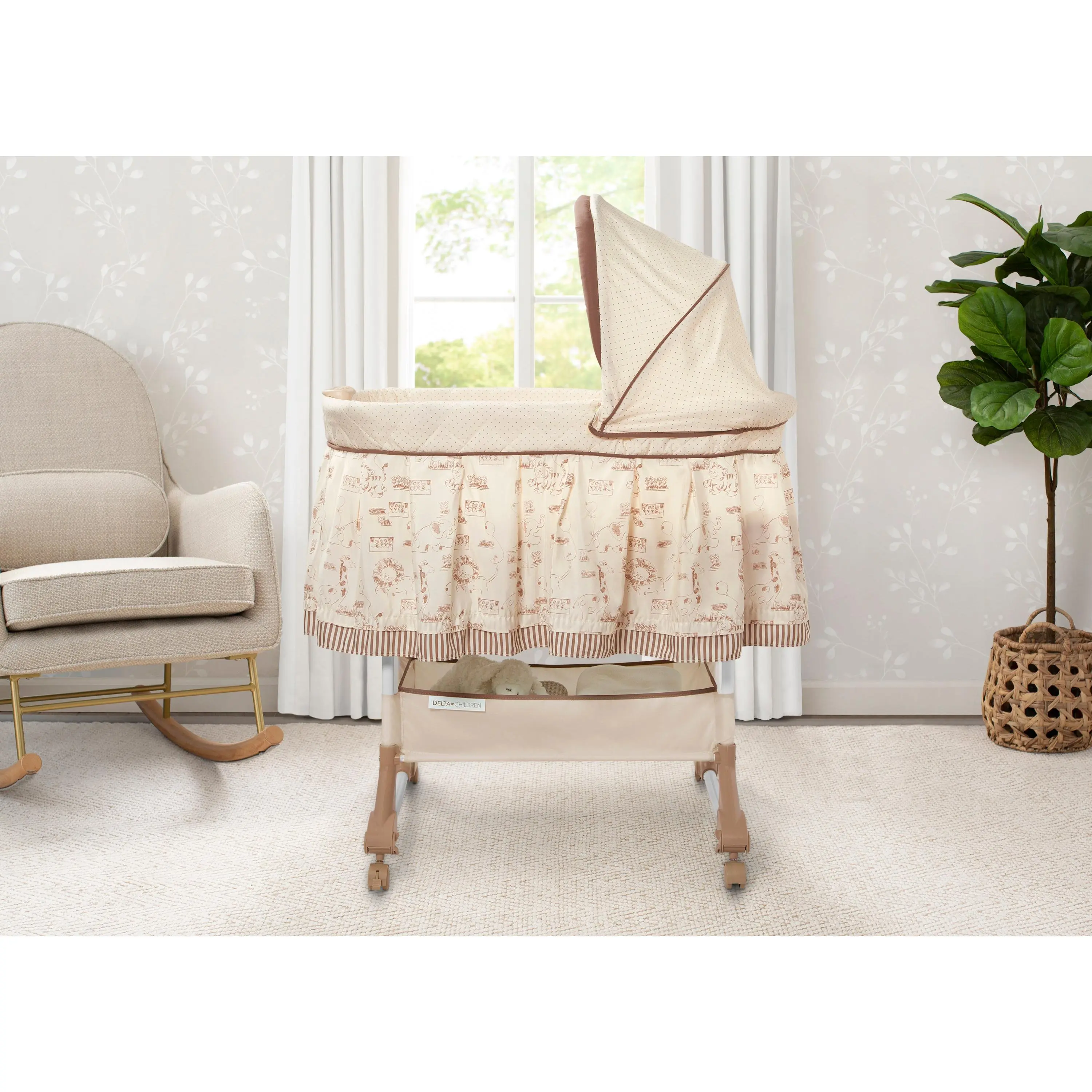 Play Time Rocking Jungle Bassinet Play Time Rocking Jungle Bassinet