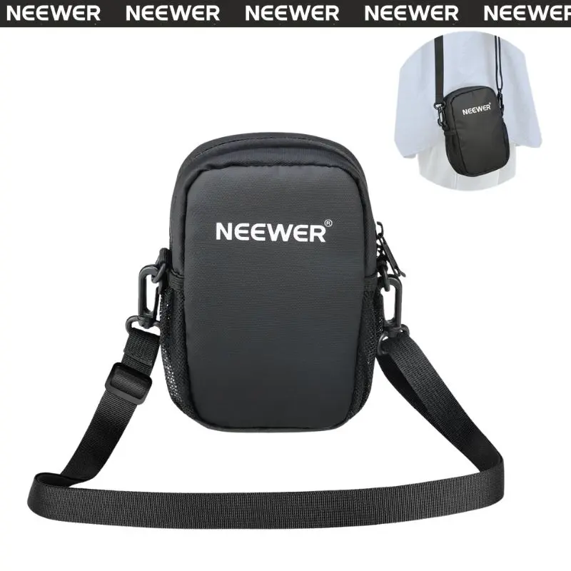 NEEWER PB13 Camera Sling Bag, Water Resistant Lightweight Compact Travel Case Crossbody for Photographers, Compatible with DJI Osmo Pocket 3&4/iPhone/DSLR/Mirrorless Small Photography Accessories