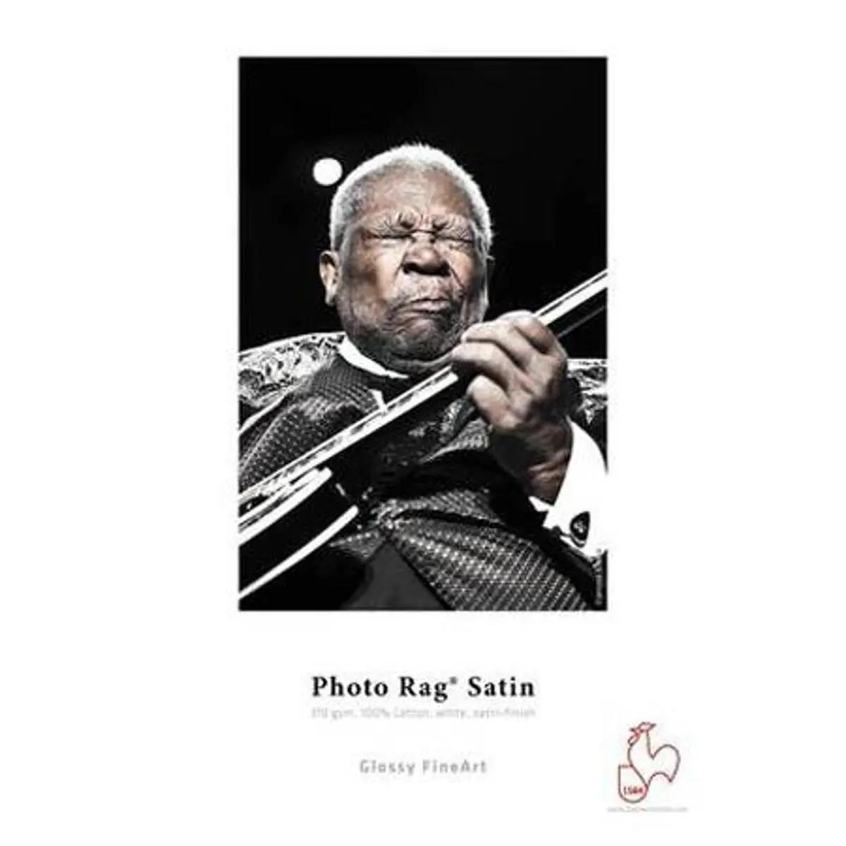 Hahnemuhle Satin Photo Rag, 310 gsm, 100 % Rag, Fine Lustre Bright White Inkjet Paper, 11x17", 25 Sheets