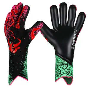 Soccer Goalie Goalkeeper Gloves for Youth & Adult, Size 6-10, Enhanced Latex Palm Grip, Breathable Knitted Fabric, Suitable for Game & Training
