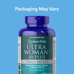 Ultra Woman 50 Plus High Potency Performance Time Release Daily Multivitamin with Zinc, Dietary Supplement for Healthy Aging & Cellular Energy Production, 2 Month Supply, 120 Count
