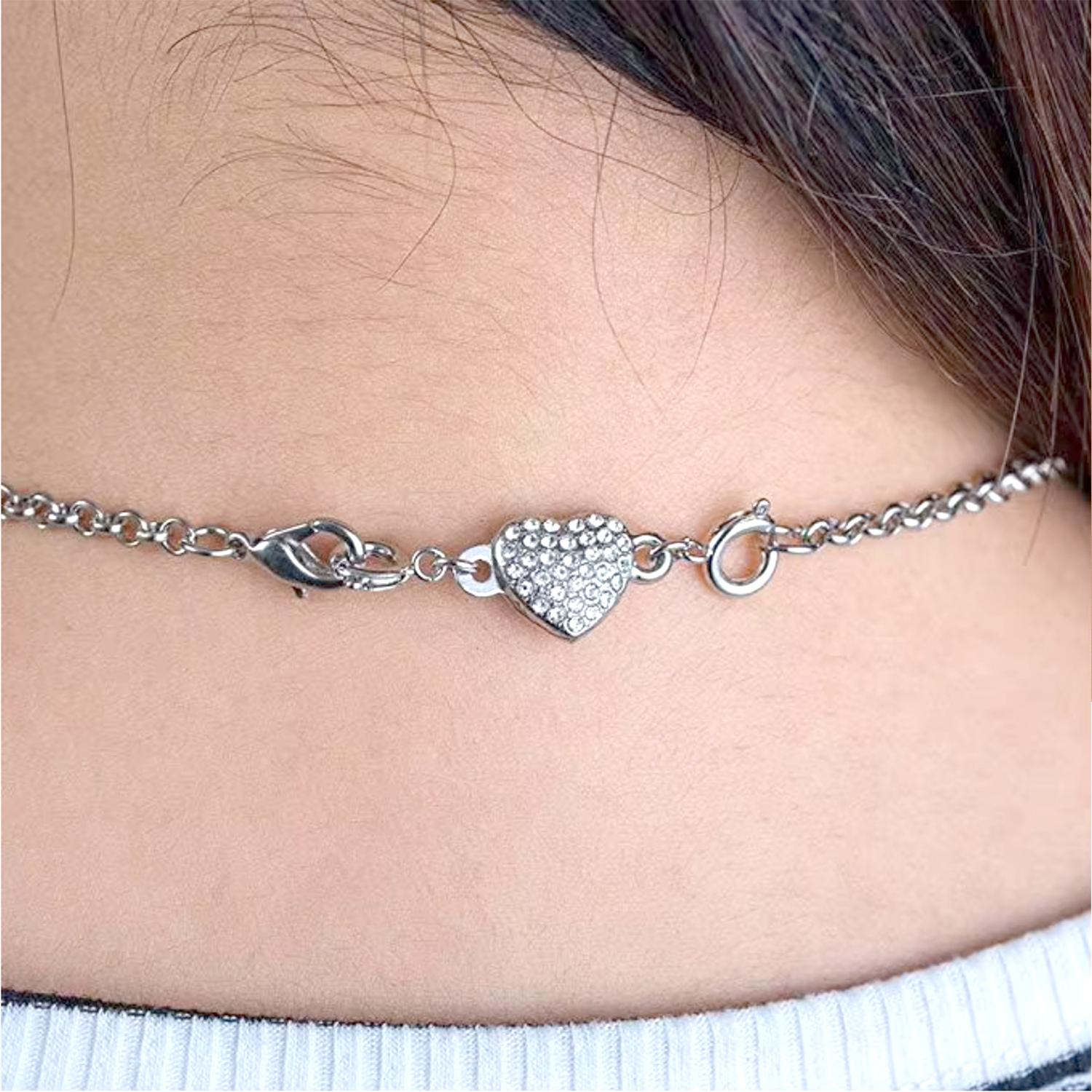 12 PCS Magnetic Necklace Clasps and Closures with Lobster Clasp Gold and Silver Stainless Steel Charm Pendant Gift set for Women Girls Seniors