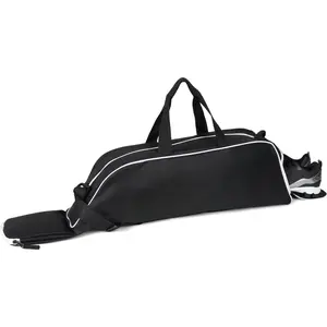 SAGAETR Baseball Bat Tote Bag & T-ball, Softball Equipment Bag - Gear for Kids, Youth, and Adults Holds Bat, Helmet, Glove, Cleats, Shoes and More