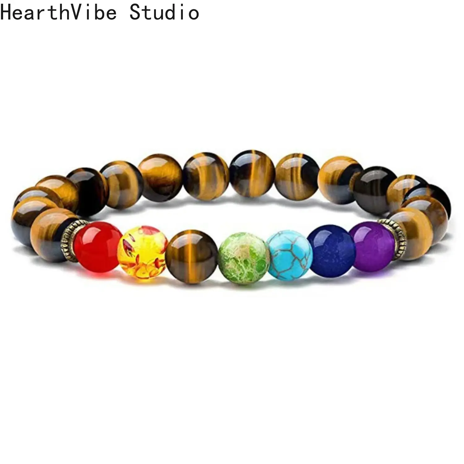 8 Planets Solar System Bracelet, Unisex Chakra Wristband with 6-8mm Natural Volcanic Rock & Lapis Lazuli Beads, Sporty Sports Wristbands, No
