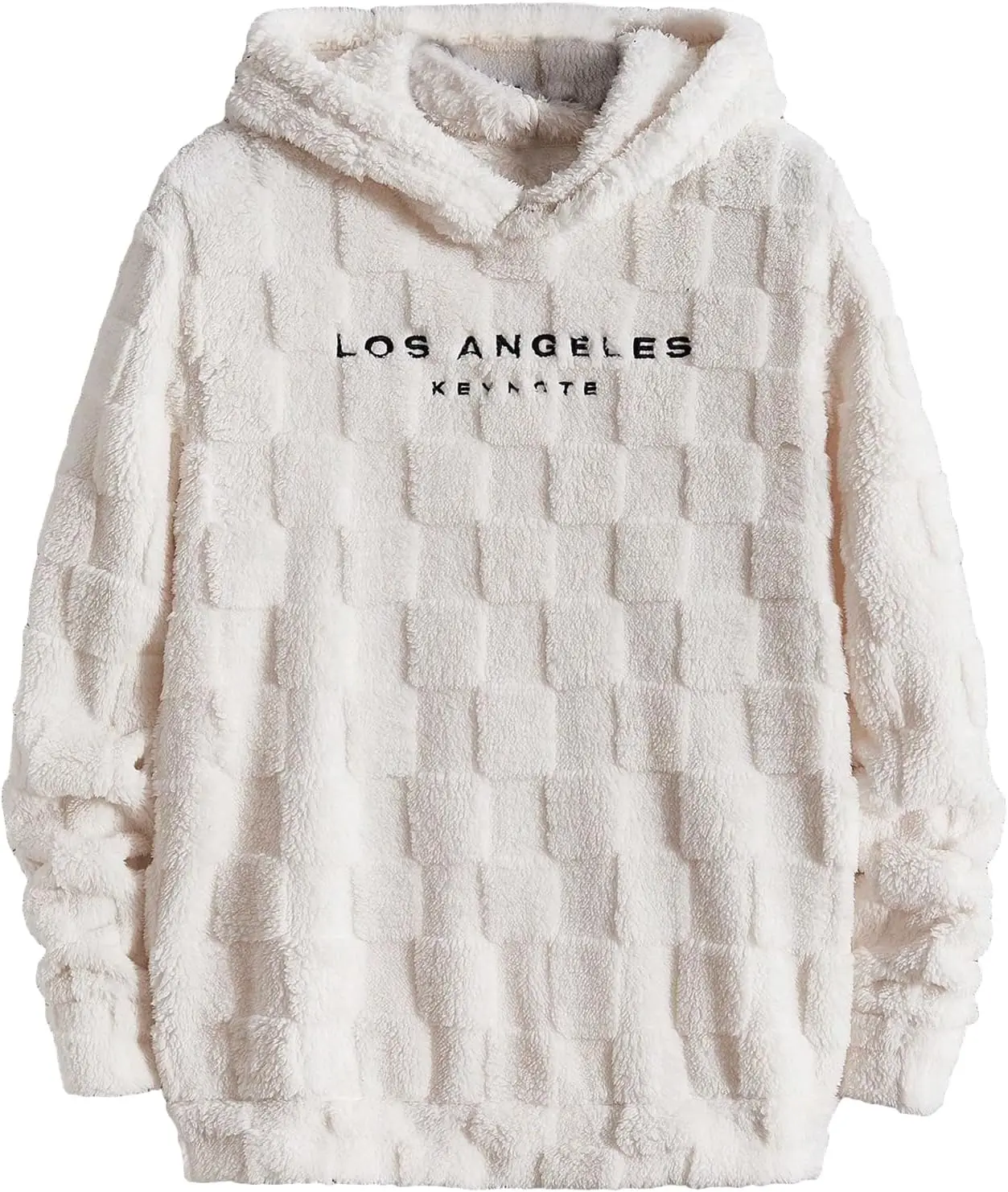 Graphic Fuzzy Pullover Hoodie Long Sleeve Fleece Hooded Sweatshirt Graphic Fuzzy Pullover Hoodie Long Sleeve Fleece Hooded Sweatshirt