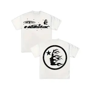 🌟 2025 He Star Printed T-Shirt – Retro Y2K Streetwear Cotton Tee for Men & Women, Casual Round Neck Short Sleeve, Loose Fit Unisex Top, "Only The Family" Graphic Print, Summer Fashion Travel & Leisure Outfit, Trendy Urban Style Tee