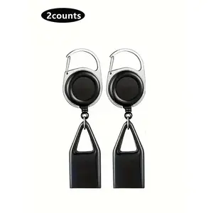 2024 New Style Solid Color Lighter Holder, Retractable Lighter Holder for Women Men, Lighter Protective Cover for Traveling, Camping, Hiking, Fishing