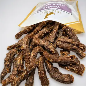 2LB DuckNeckPieces Oven-Dried Dog Treats ,Firm & Crunchy Texture, High-Protein Low-Fat Dental Treats, for Joint Health & Oral Hygiene Small to Large Dogs