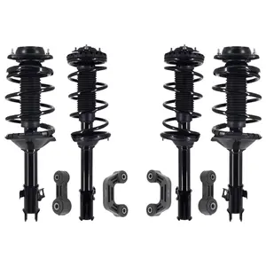 Front & Rear Complete Struts & Sway Bar Links For Subaru Forester 1998 2000 2002