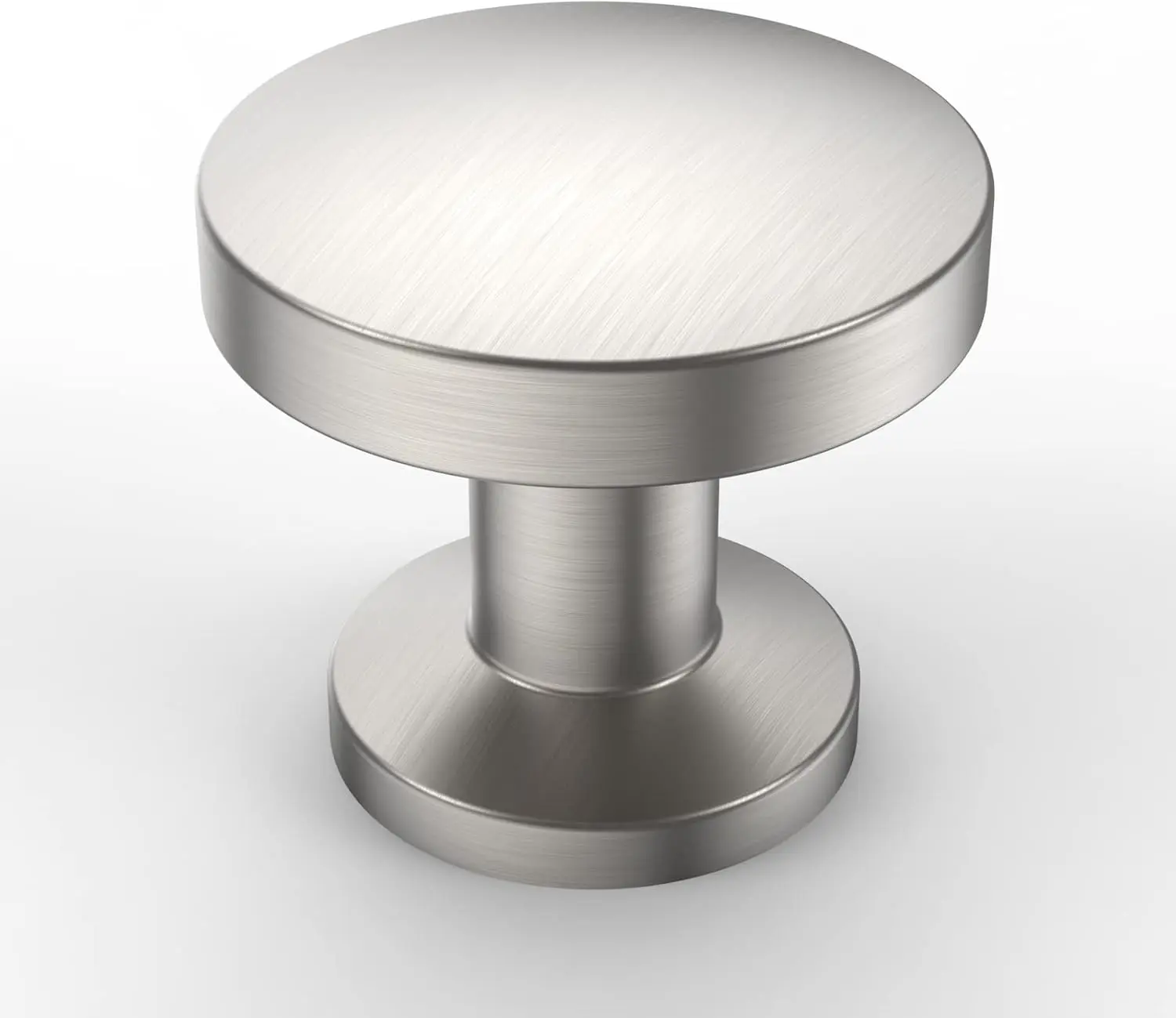 10 Pack Brushed Satin Nickel Kitchen Cabinet Knobs for Dresr Drawers - inc Hardware