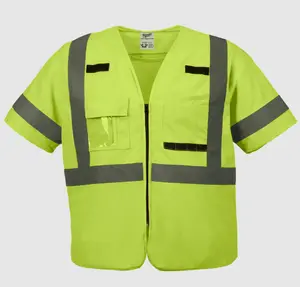 Milwaukee 48-73-5142 L/XL Class 3 High Vis Yellow Safety Vest