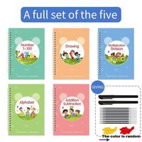 Five books+two pens+ten pen fefills