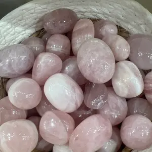 Rose quartz tumble stone love crystal