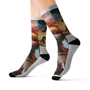 Radiant and Vivid- Sublimation Socks Unisex Print Menswear Underwear