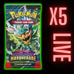 Twilight Masquerade Booster Pack x 5 (LIVE)