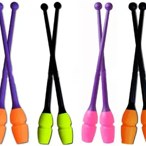 Rhythmic Gymnastics Stick Two-color Splicing Gymnastics Stick Rubber Rhythmic Gymnastics Stick One of the Five Rhythmic Gymnastics